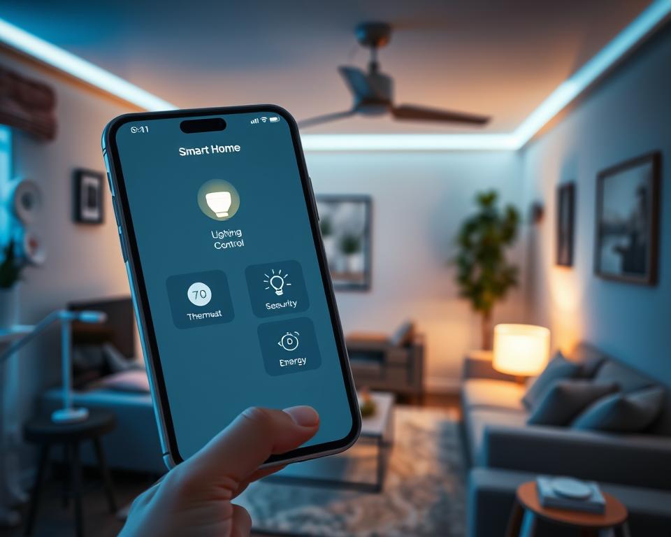 smart home app features