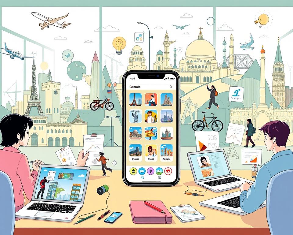 travel app development