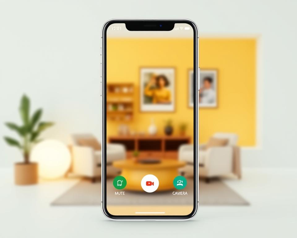 video call interface