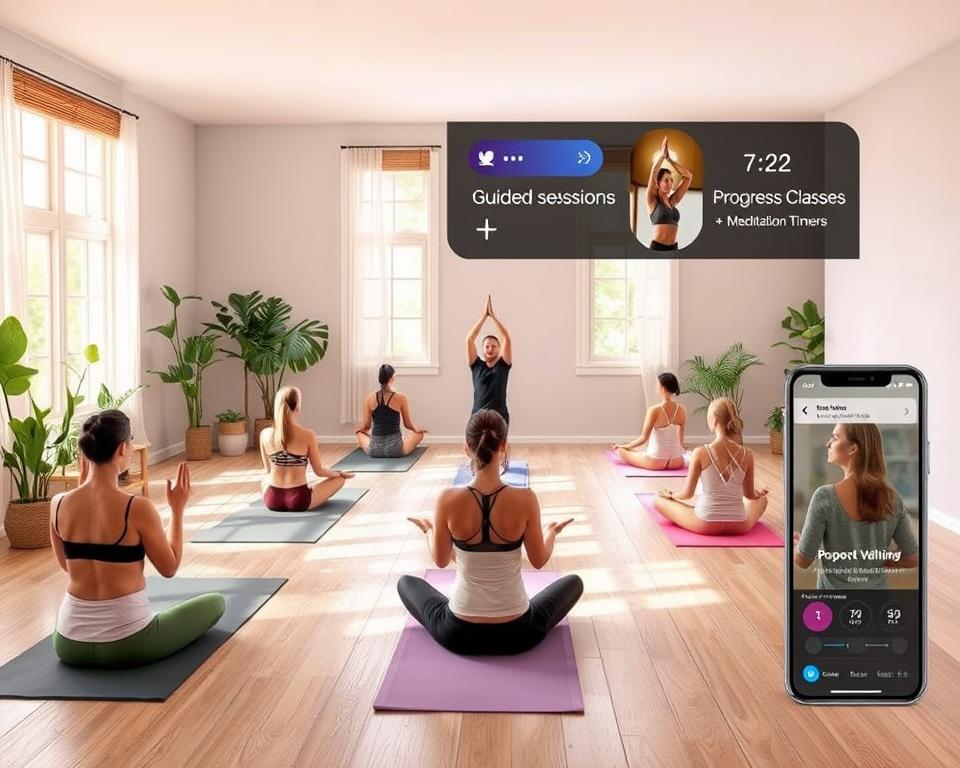 yoga app features