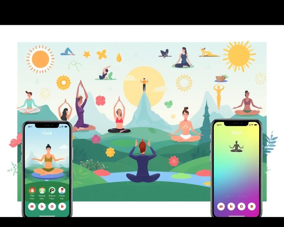 yoga app market