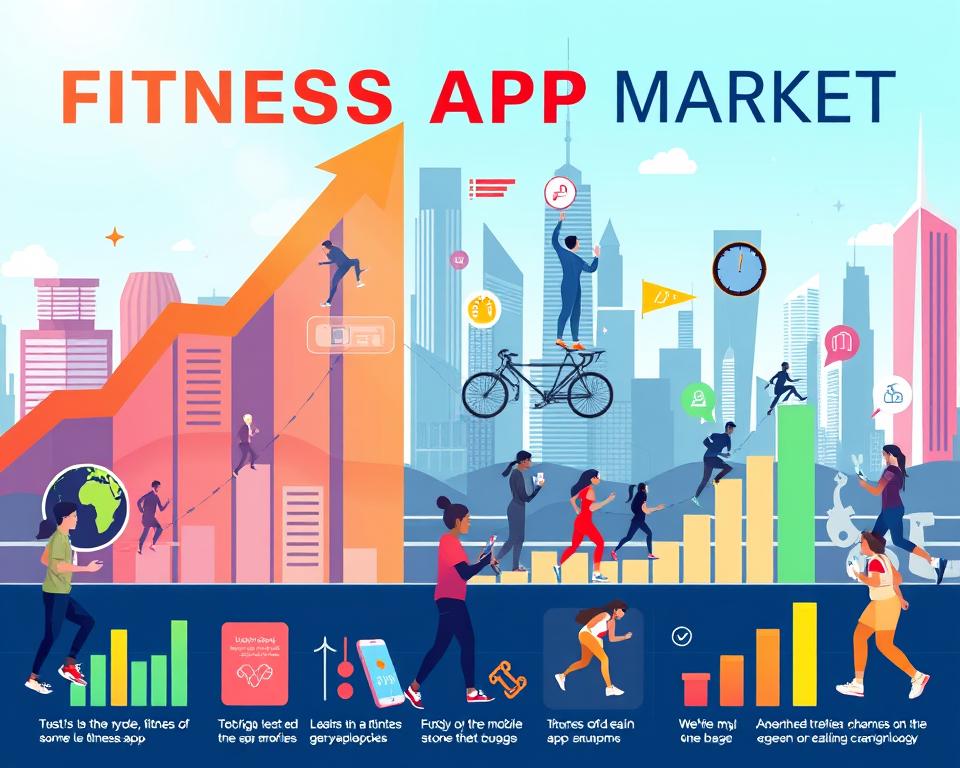fitness app market growth
