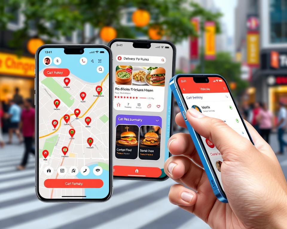 food delivery app features