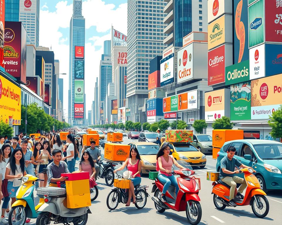 food delivery market size
