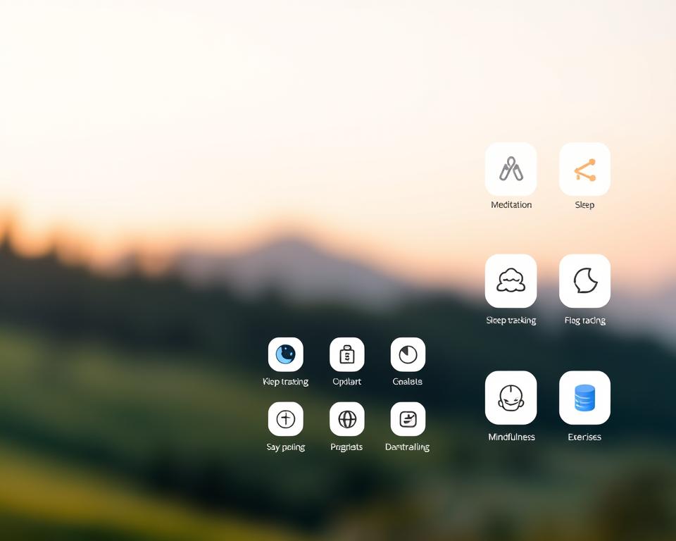 Mental health app features