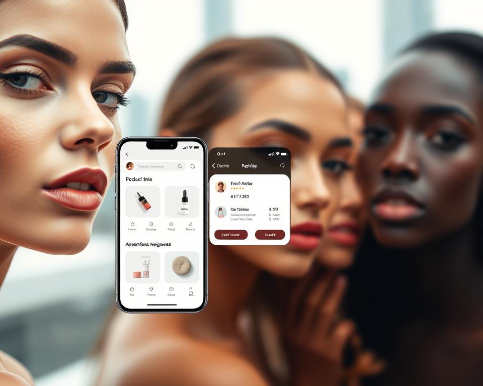 UI design for beauty apps