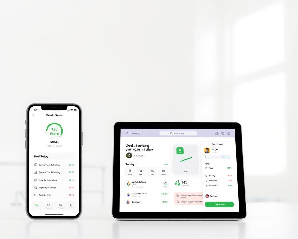 credit score app features