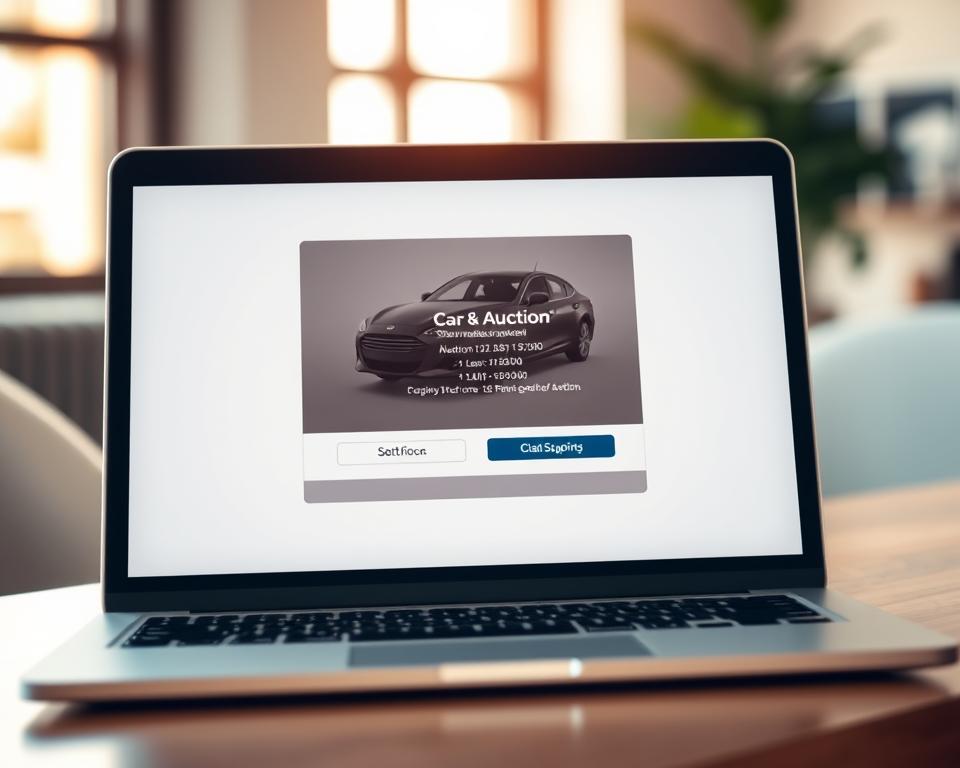 online car auction notification