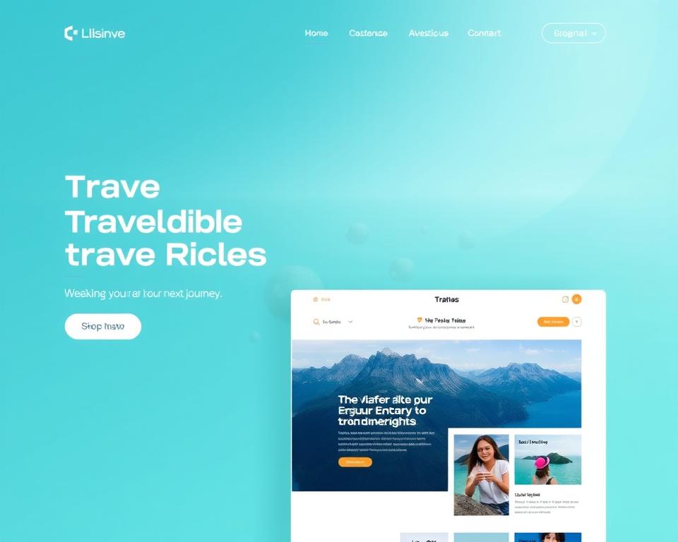 travel website design trends