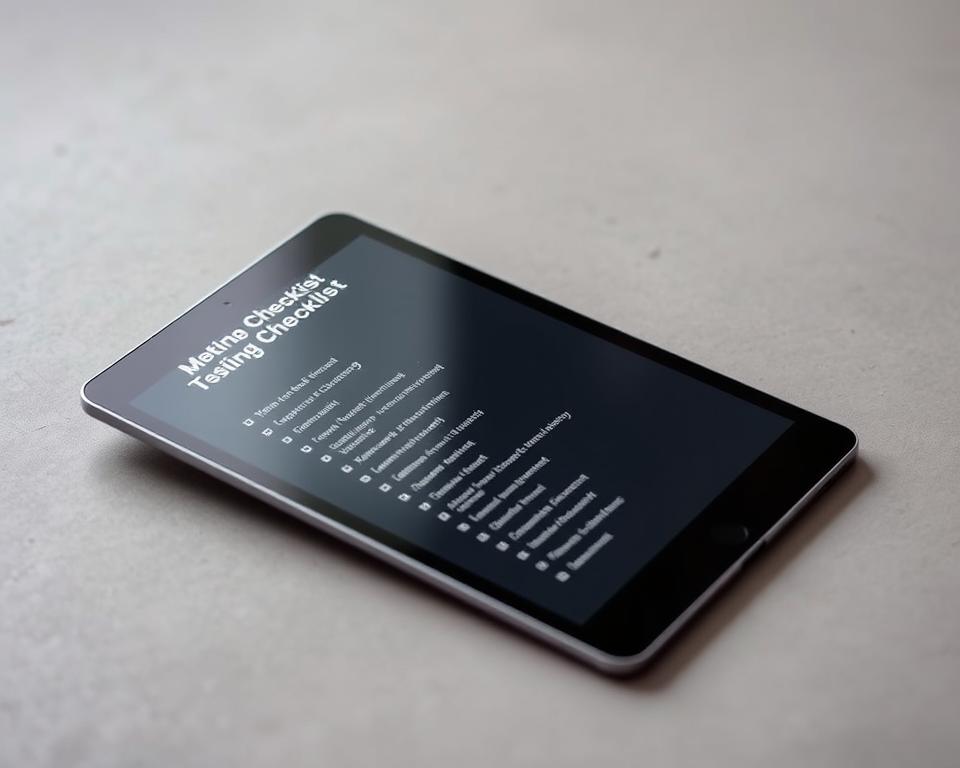 mobile app testing checklist