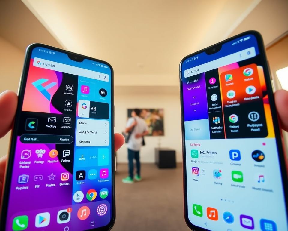user interface comparison