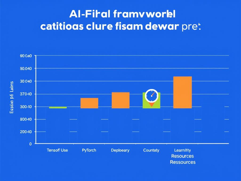 Comparison of popular frameworks for custom AI model training showing their relative strengths
