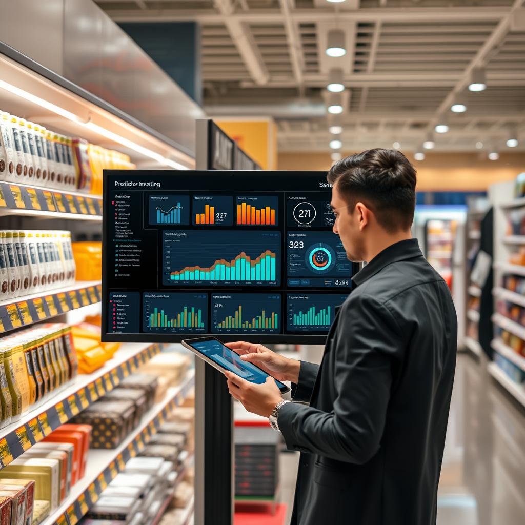 Custom AI model being used for retail inventory management and demand forecasting