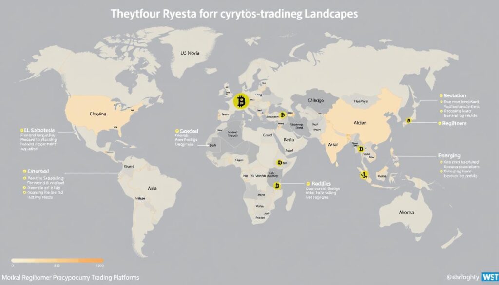 Global regulatory landscape for cryptocurrency trading platforms