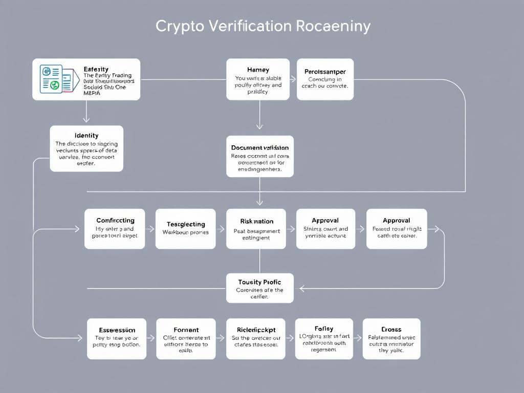 KYC verification process flow for crypto trading platforms