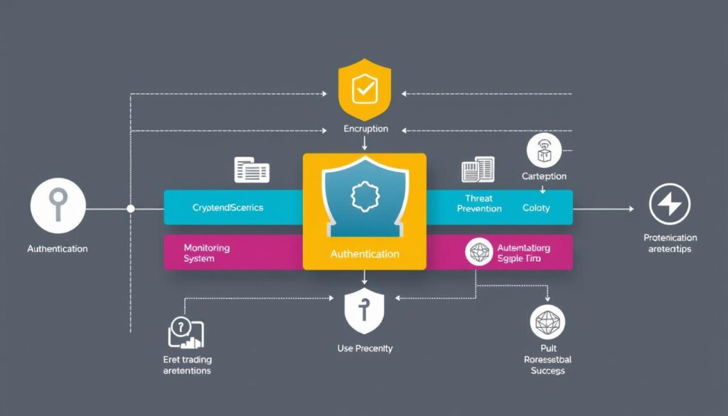 Multi-layered security architecture for a crypto trading platform