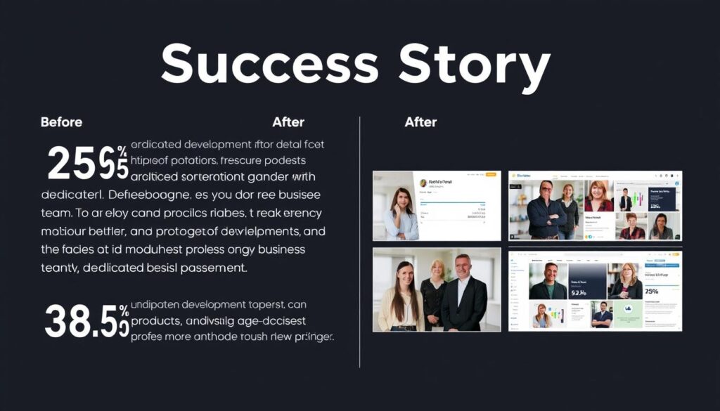 Success story of a company using dedicated development team