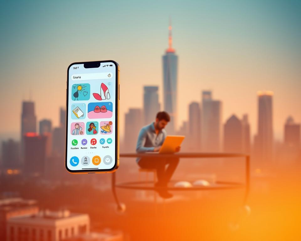 AI-generated content for mobile apps