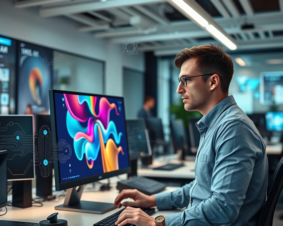 AI image generation using stable diffusion models