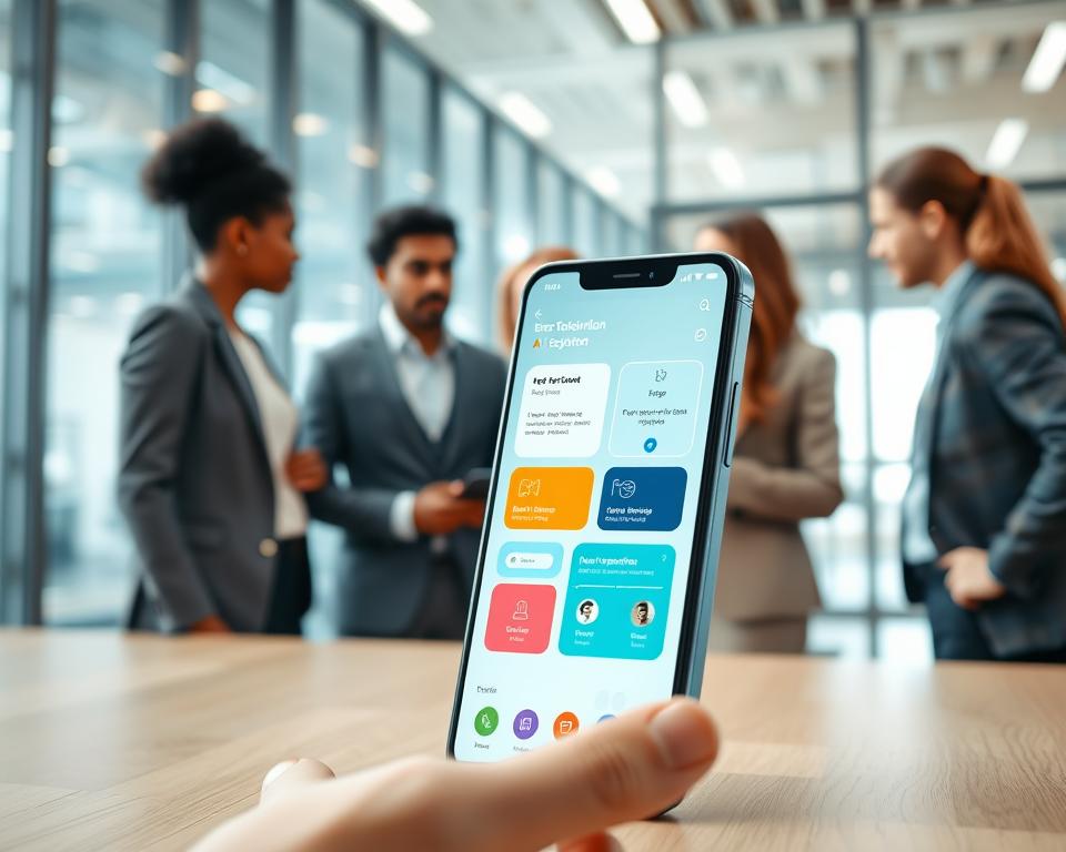 AI recruitment app UX/UI design