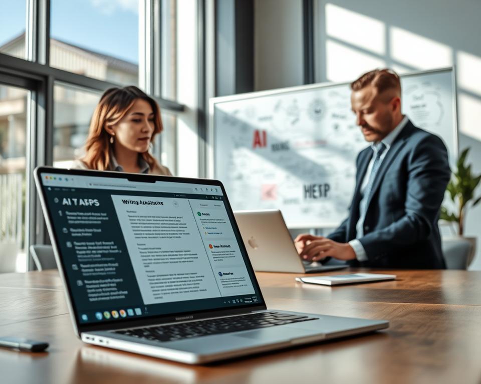 AI writing assistant apps