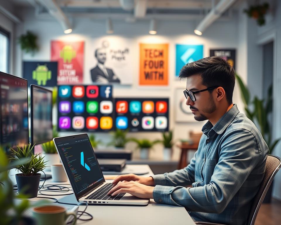 Flutter cross-platform development