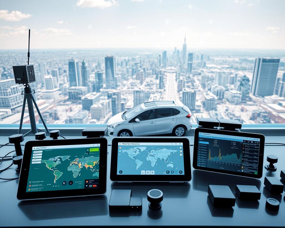 IoT devices in vehicle tracking