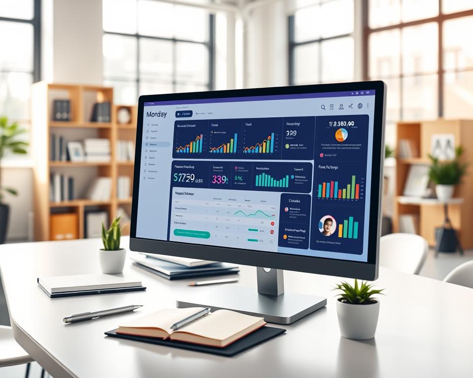 Monday CRM interface Monday CRM interface