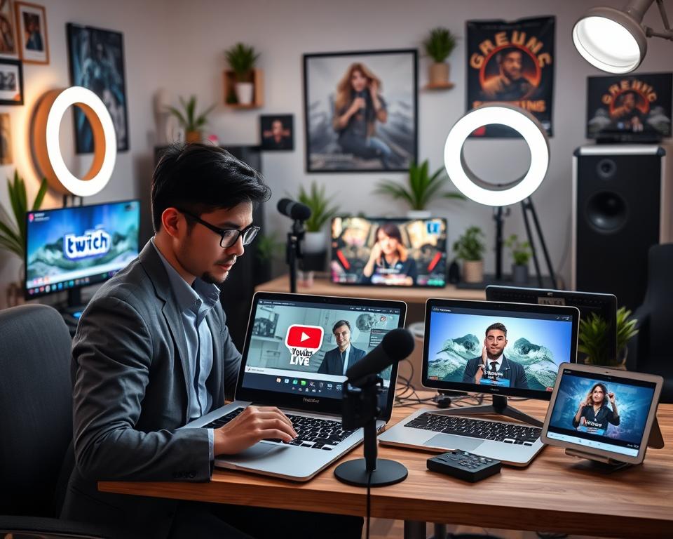 Restream multi-platform streaming