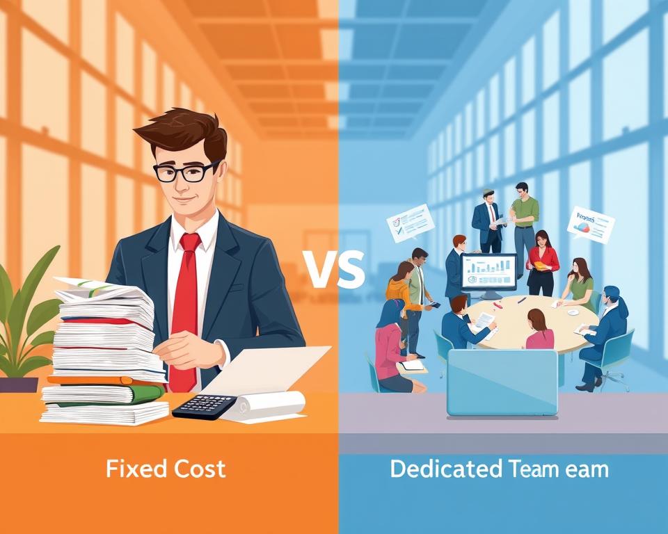 cost comparison fixed cost dedicated team cost comparison fixed cost dedicated team