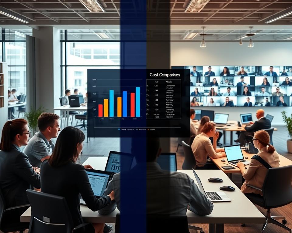 cost comparison in-house hiring offshore teams