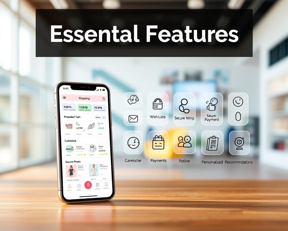 ecommerce app features