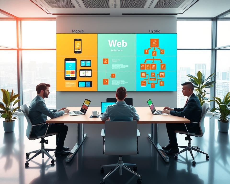 mobile vs web vs hybrid development approaches
