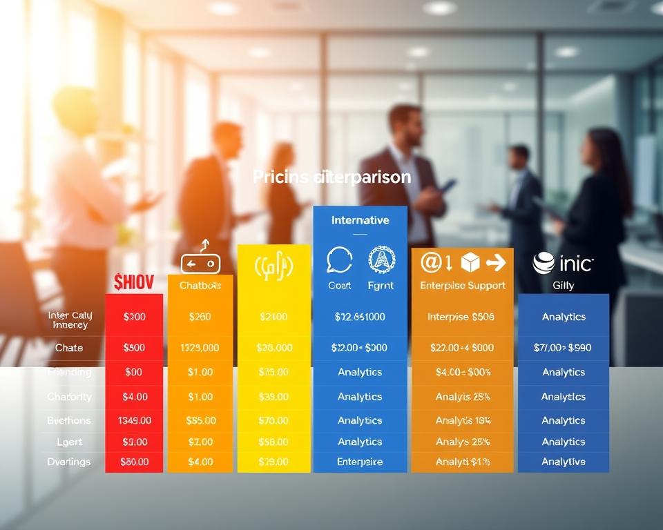 pricing comparison of Intercom alternatives