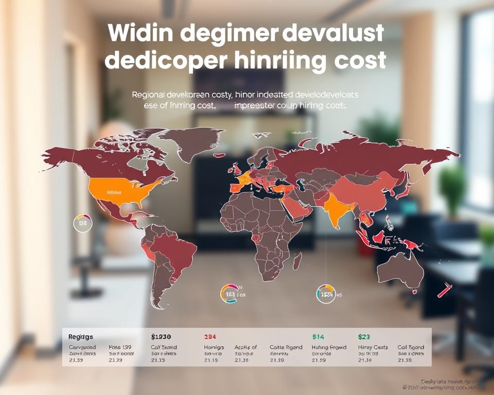 regional breakdown dedicated developers hiring costs