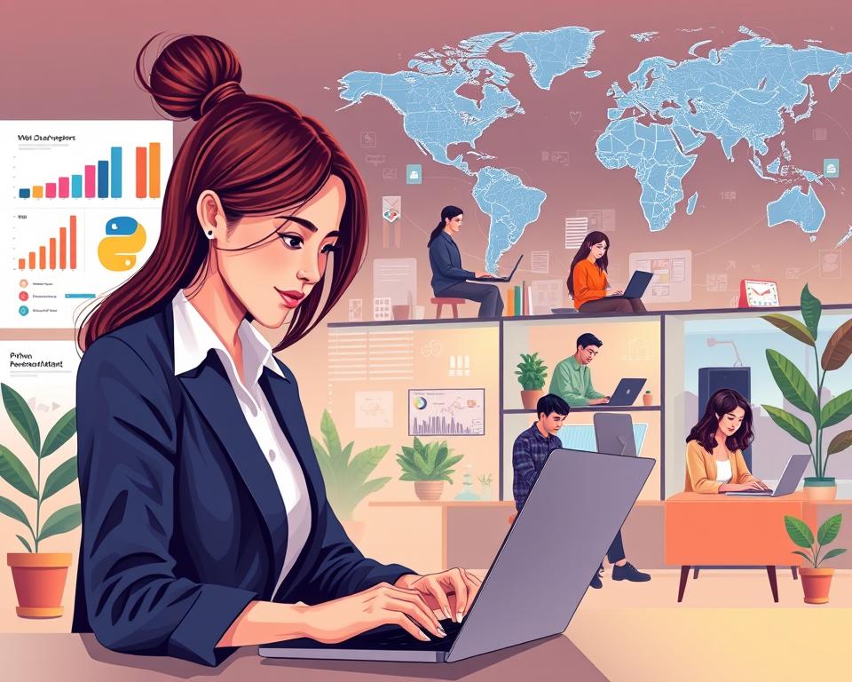 remote Python developer market trends
