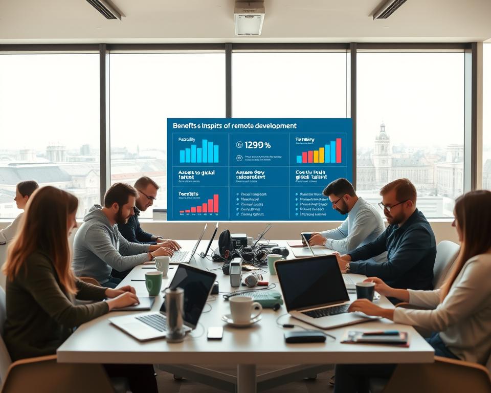 remote development model benefits