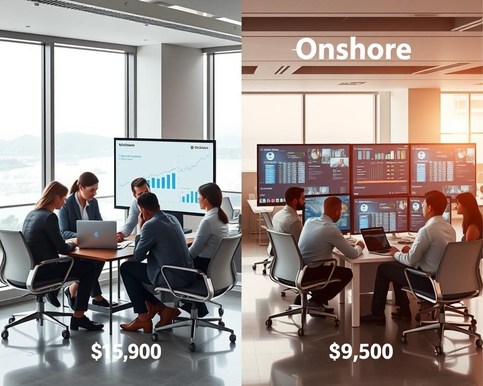 salary comparison offshore vs onshore
