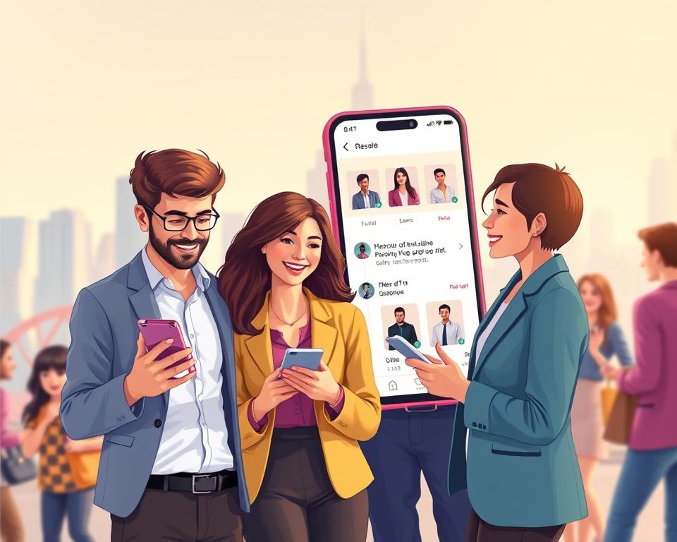 social features in resale apps